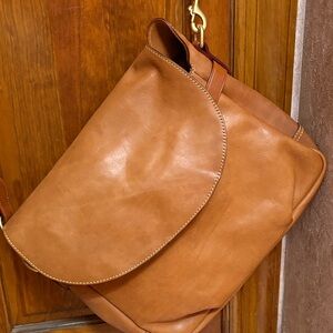 Dooney & Bourke Classic Brown Leather Hobo Bag